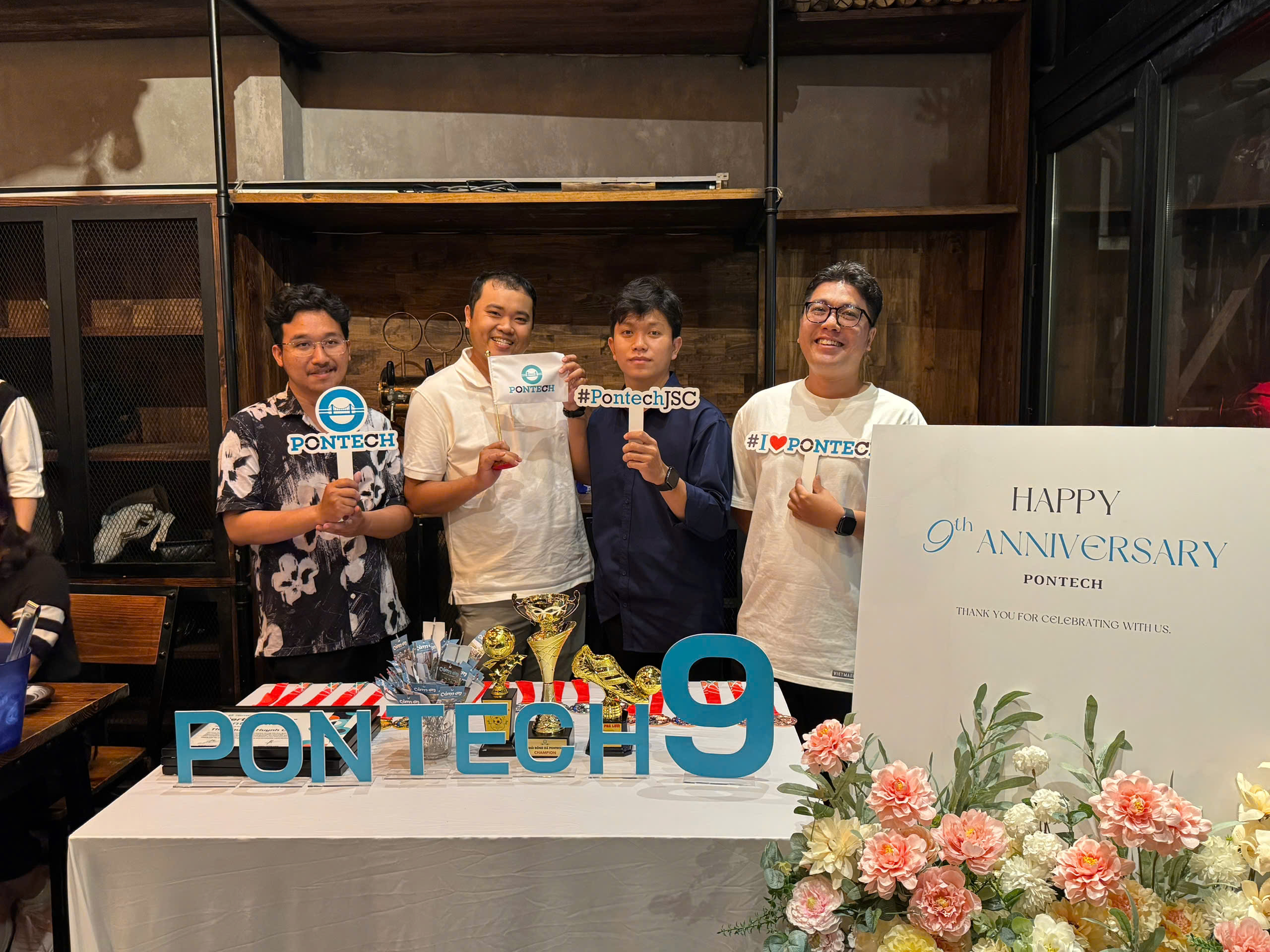 Check-in at Pontech’s 9 Birthday