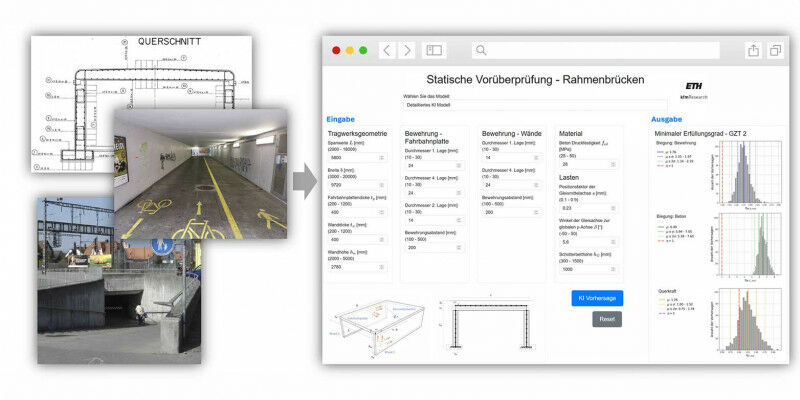 AI-powered web tools allow users to input data from an existing bridge and instantly predict its static load-bearing capacity
